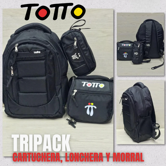 MORRAL TOTTO CARTUCHERA Y LONCHERA